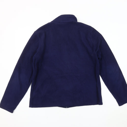 Marks and Spencer Women’s Blue Fleece Jacket Size 6