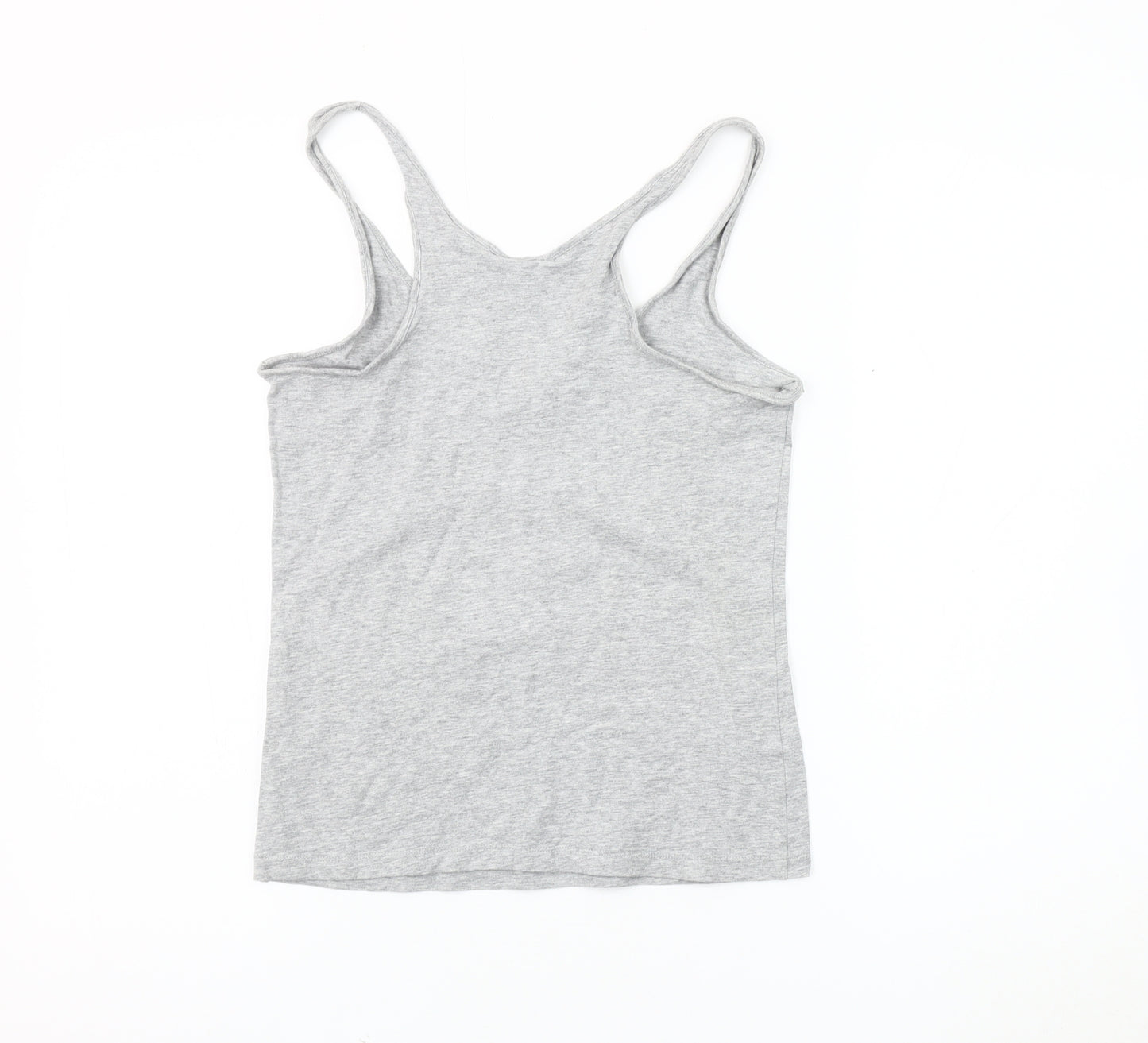 Adidas Women's Grey Tank Top, Size 8, Regular Fit