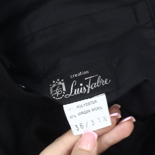 LuisFabre Men's Black Dress Pants Size 36