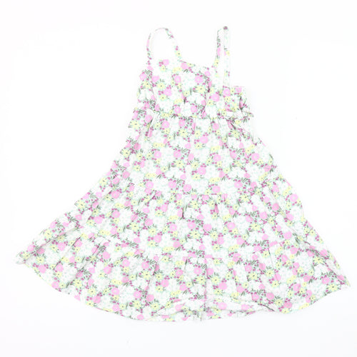 GAP Girls Multicoloured Floral A-Line Dress XS