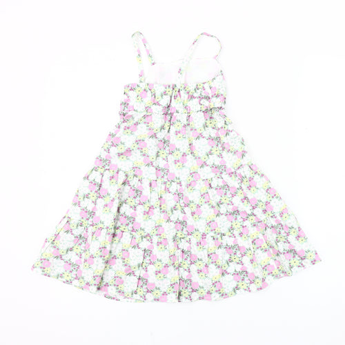 GAP Girls Multicoloured Floral A-Line Dress XS