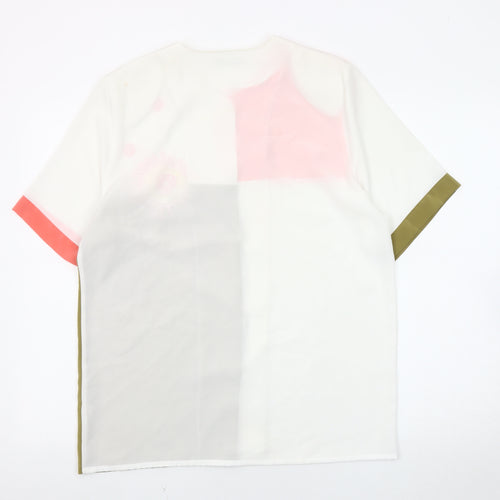 Jacques Vert Women's Multicoloured Button-Up Shirt Size 4