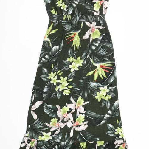 Oasis Women’s Floral Off Shoulder Midi Dress, S