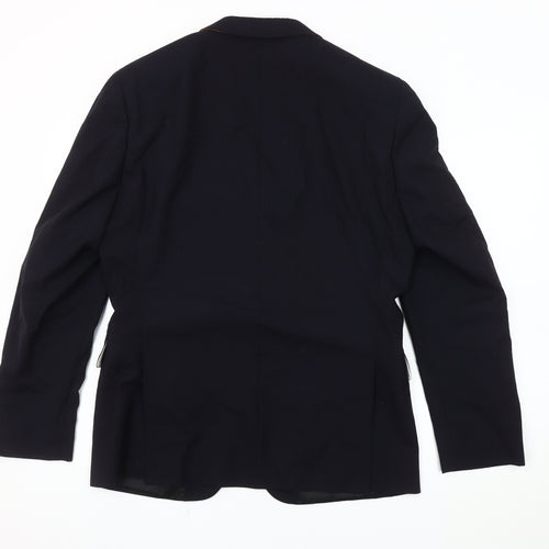 Luigi Men's Blue Blazer UK 38 Single-Breasted Jacket