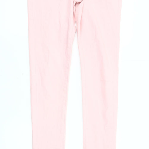 LTS Women's Pink Skinny Jeans, Size 10, Slim Fit