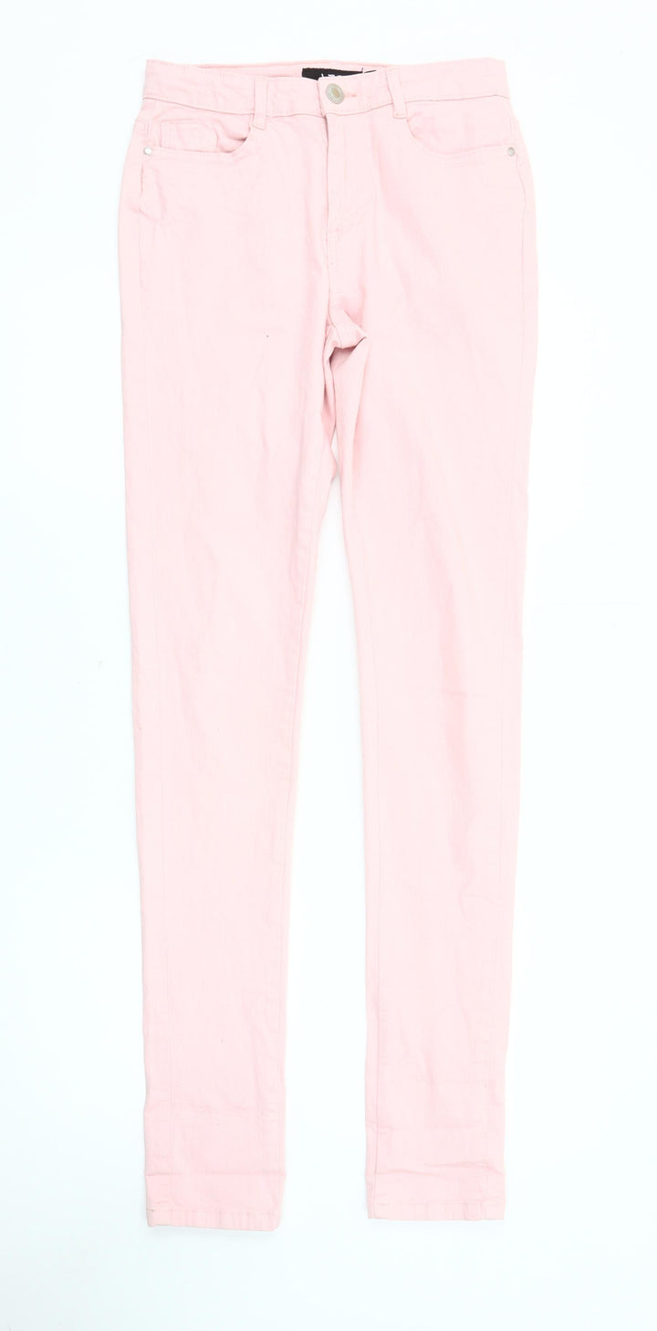 LTS Women's Pink Skinny Jeans, Size 10, Slim Fit