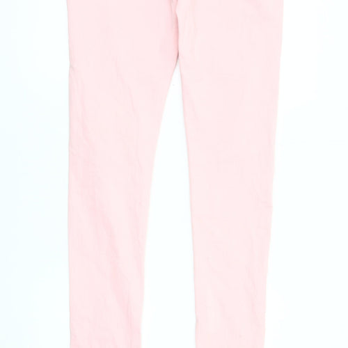 LTS Women's Pink Skinny Jeans, Size 10, Slim Fit