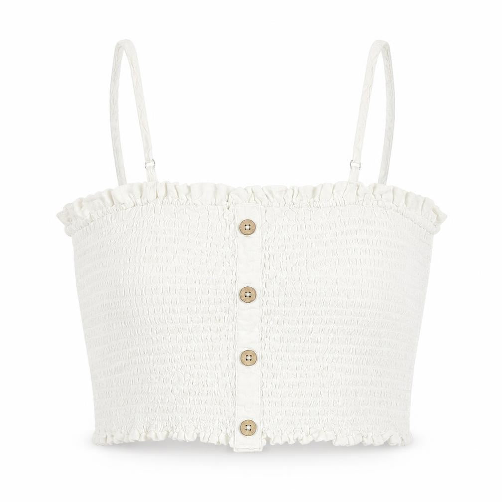 Front view of Urban Outfitters White Camisole Top, Women's, size 12