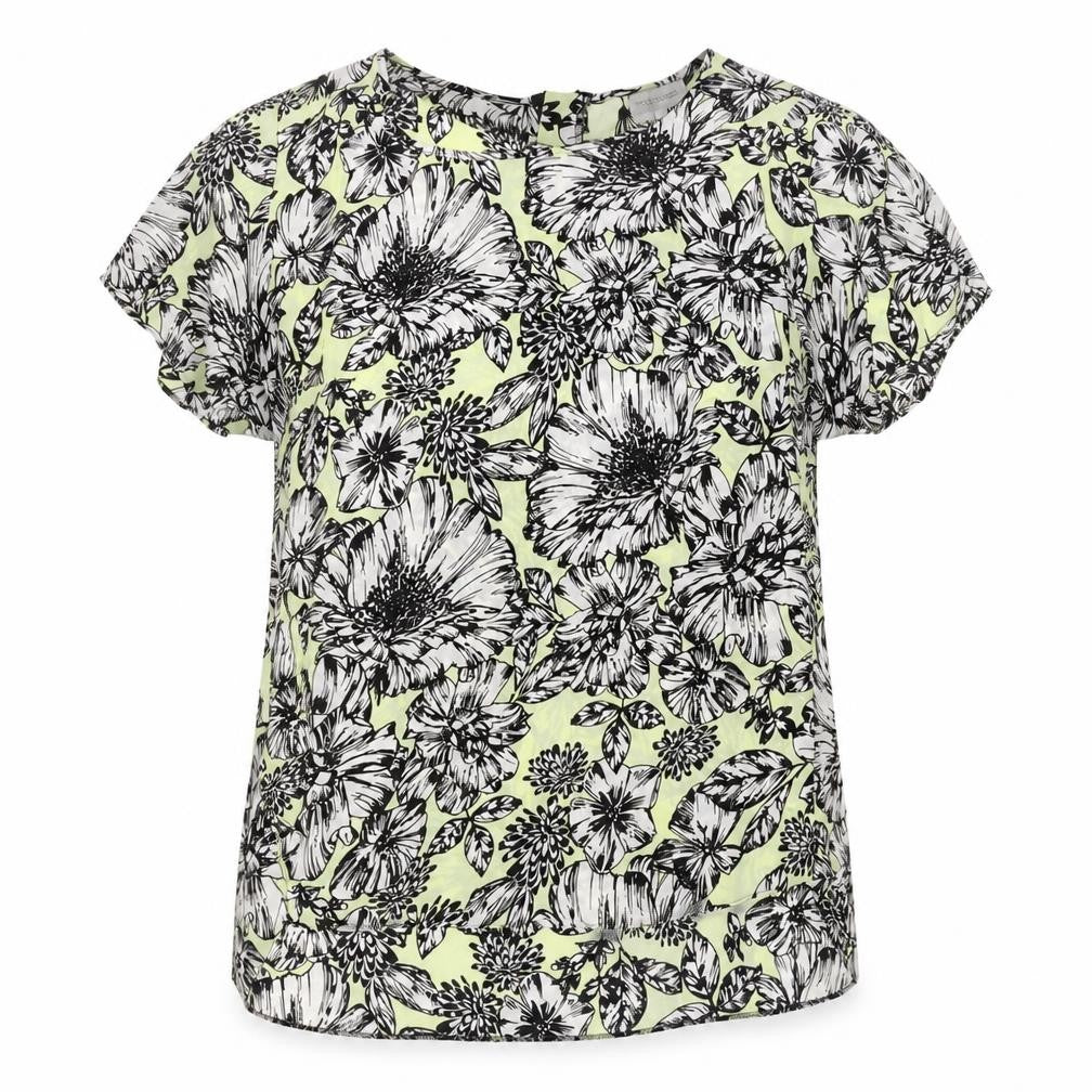 Front view of Rogers+Rogers Women's Multicoloured Floral Blouse, size 18