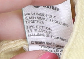 Marks and Spencer Yellow Jegging Size 12 Women