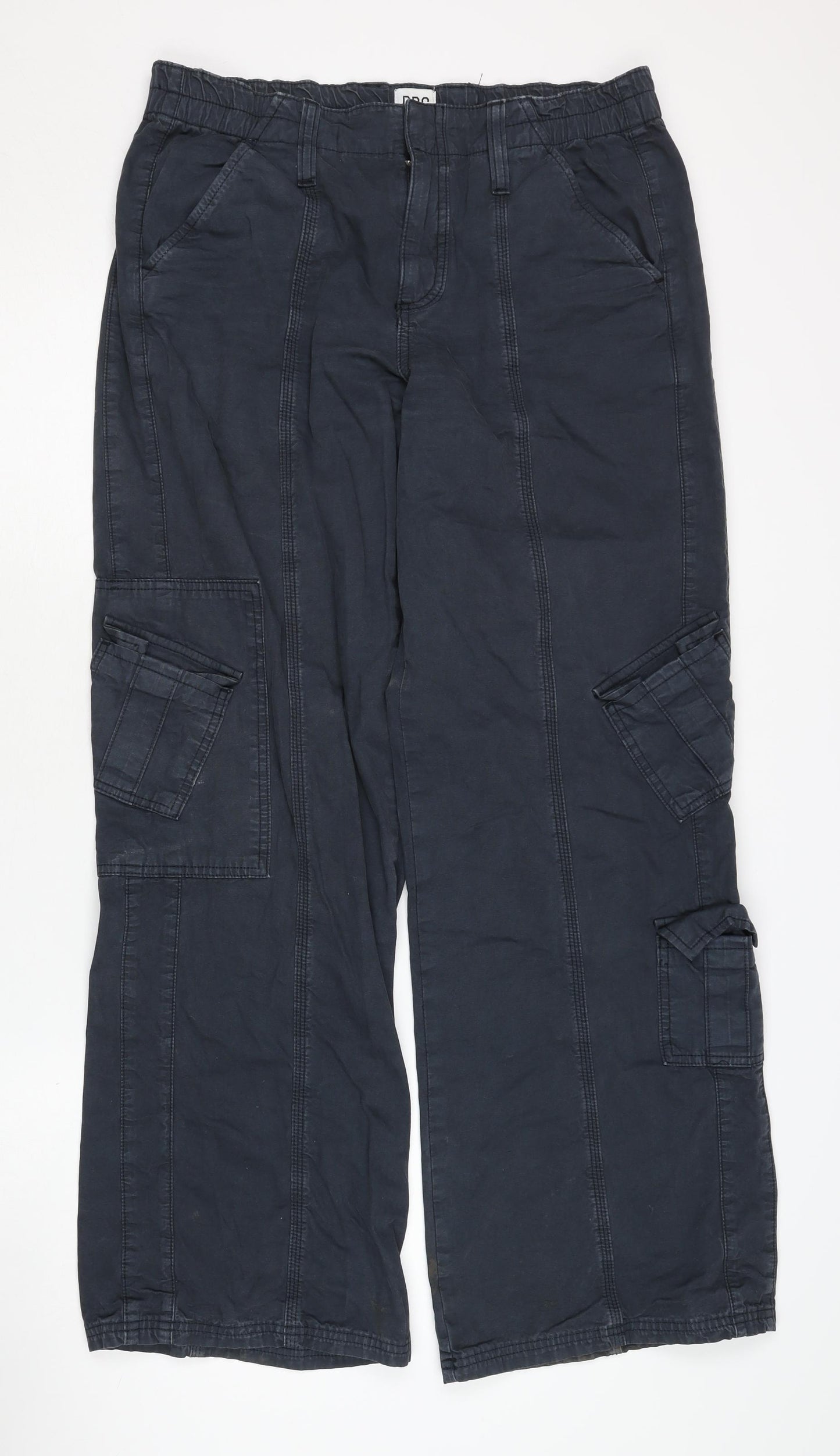 BDG Women's Blue Cargo Trousers M with Pockets