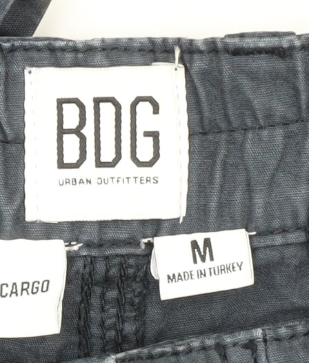 BDG Women's Blue Cargo Trousers M with Pockets