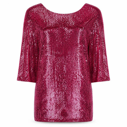 ASOS DESIGN Women's Pink Sequin V-Neck Dress Size 8 Party