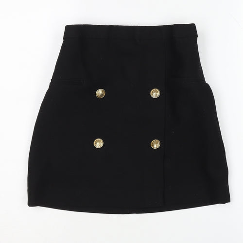 H&M Women's Black Mini Pencil Skirt Size 6