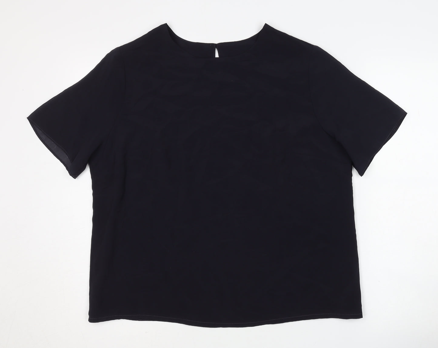 Marks and Spencer Black Women's Blouse Size 16