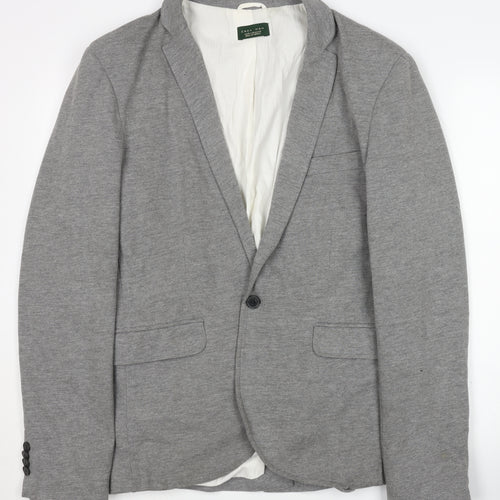 Zara Grey Men's XL Casual Blazer Jacket