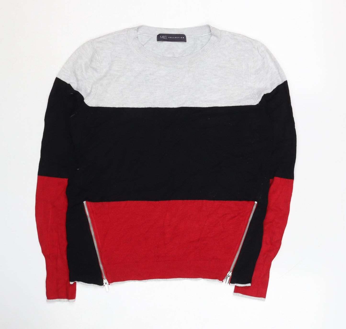 Marks and Spencer Women's Multicoloured Pullover Jumper Size 8