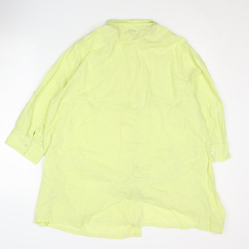 Corley Women's Green Button-Up Shirt Size 20