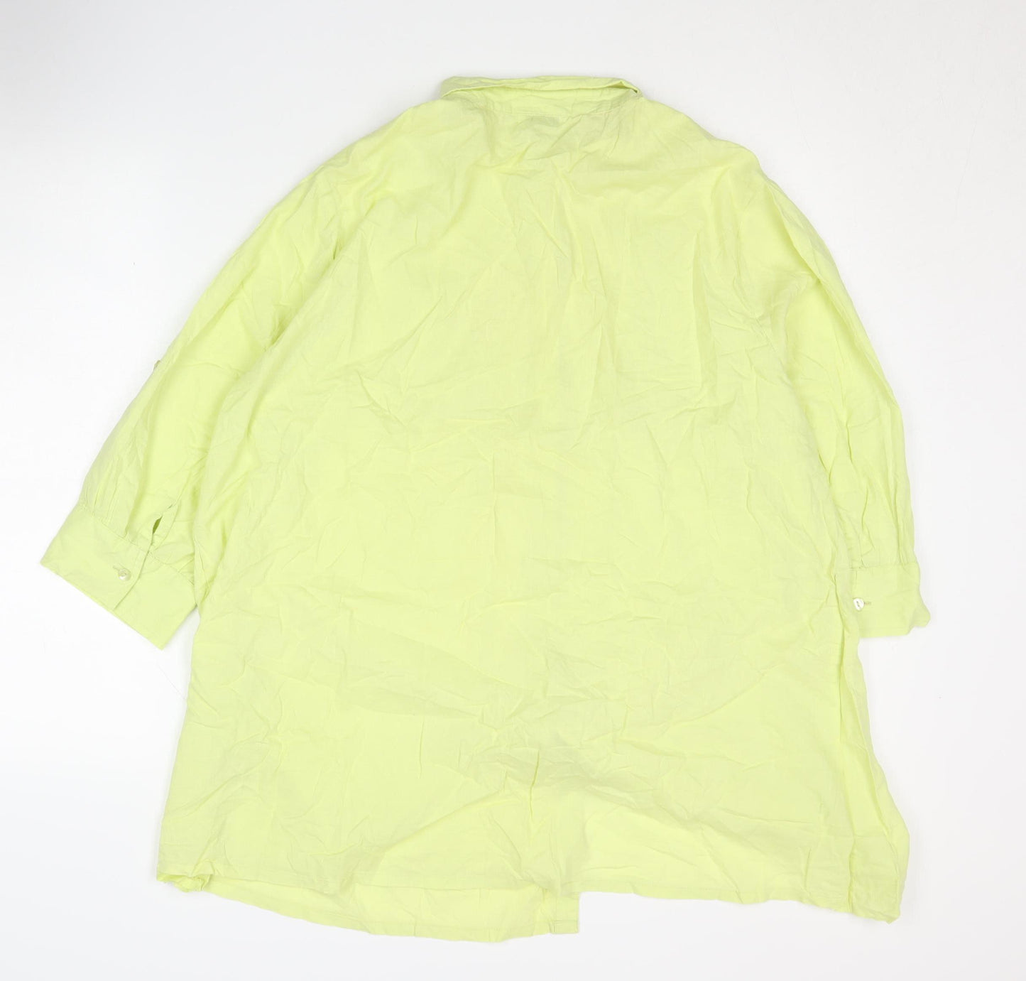 Corley Women's Green Button-Up Shirt Size 20