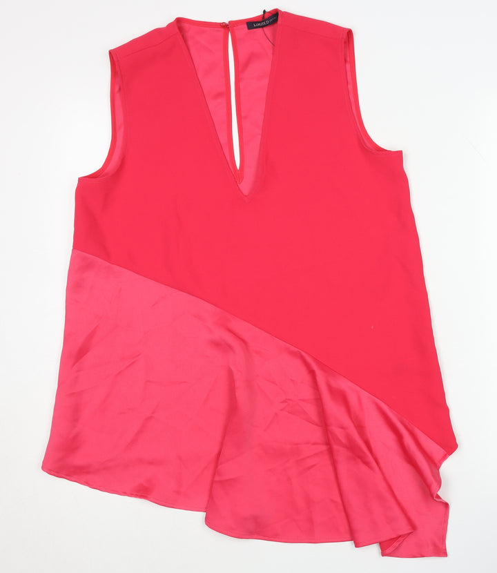 Marks and Spencer Women's Red Sleeveless Blouse Size 12