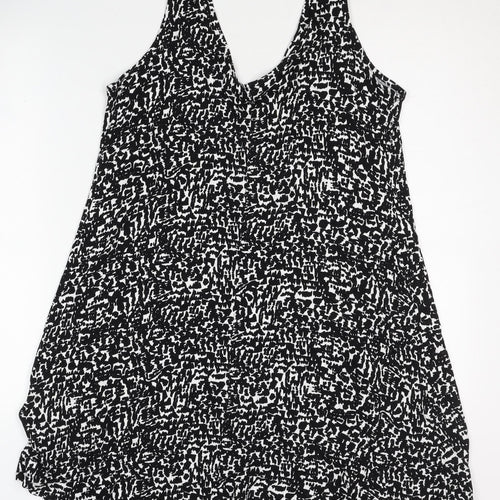 Marks and Spencer Women's Black Geometric Dress Size 12