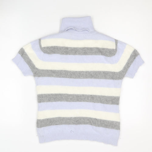 Rahko Softwear Women's Striped Roll Neck Jumper Size 14