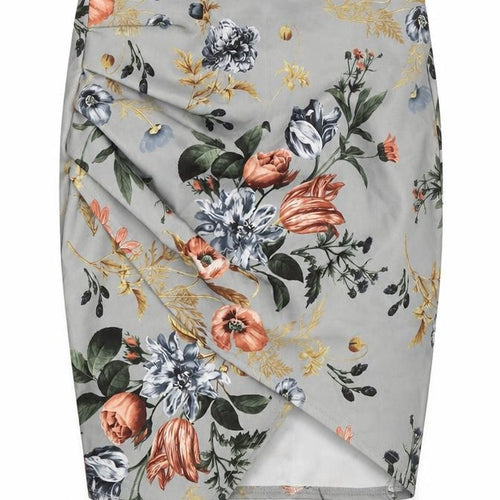 boohoo Women's Floral Pencil Skirt Size 12 Multicoloured