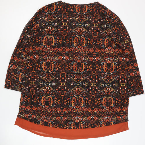 Isle Collection Women's Multicoloured Pullover L