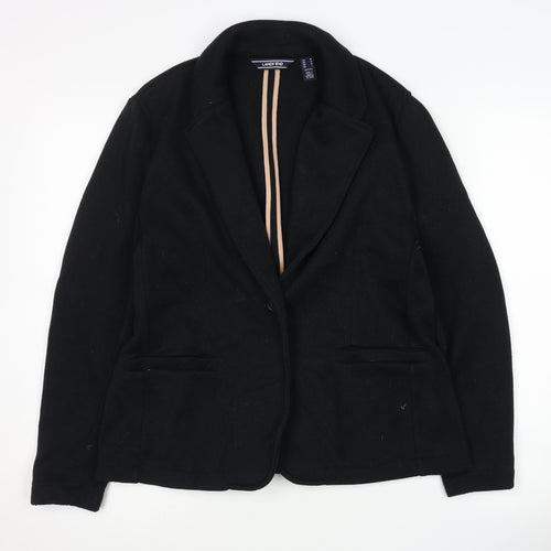 Lands' End Women's Black Petite Blazer M