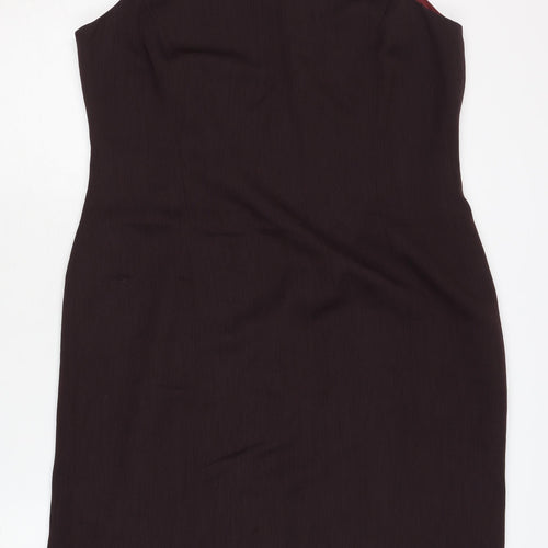 Austin Reed Women's Brown Sheath Dress, Size 16, Formal