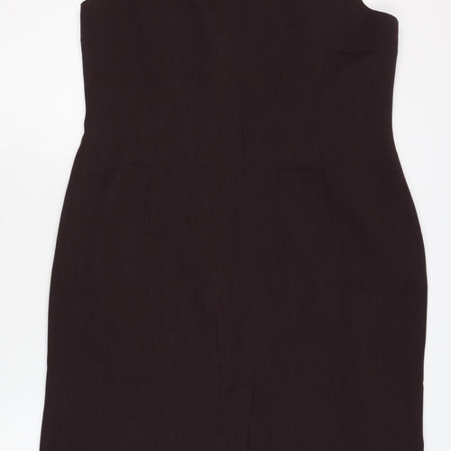 Austin Reed Women's Brown Sheath Dress, Size 16, Formal