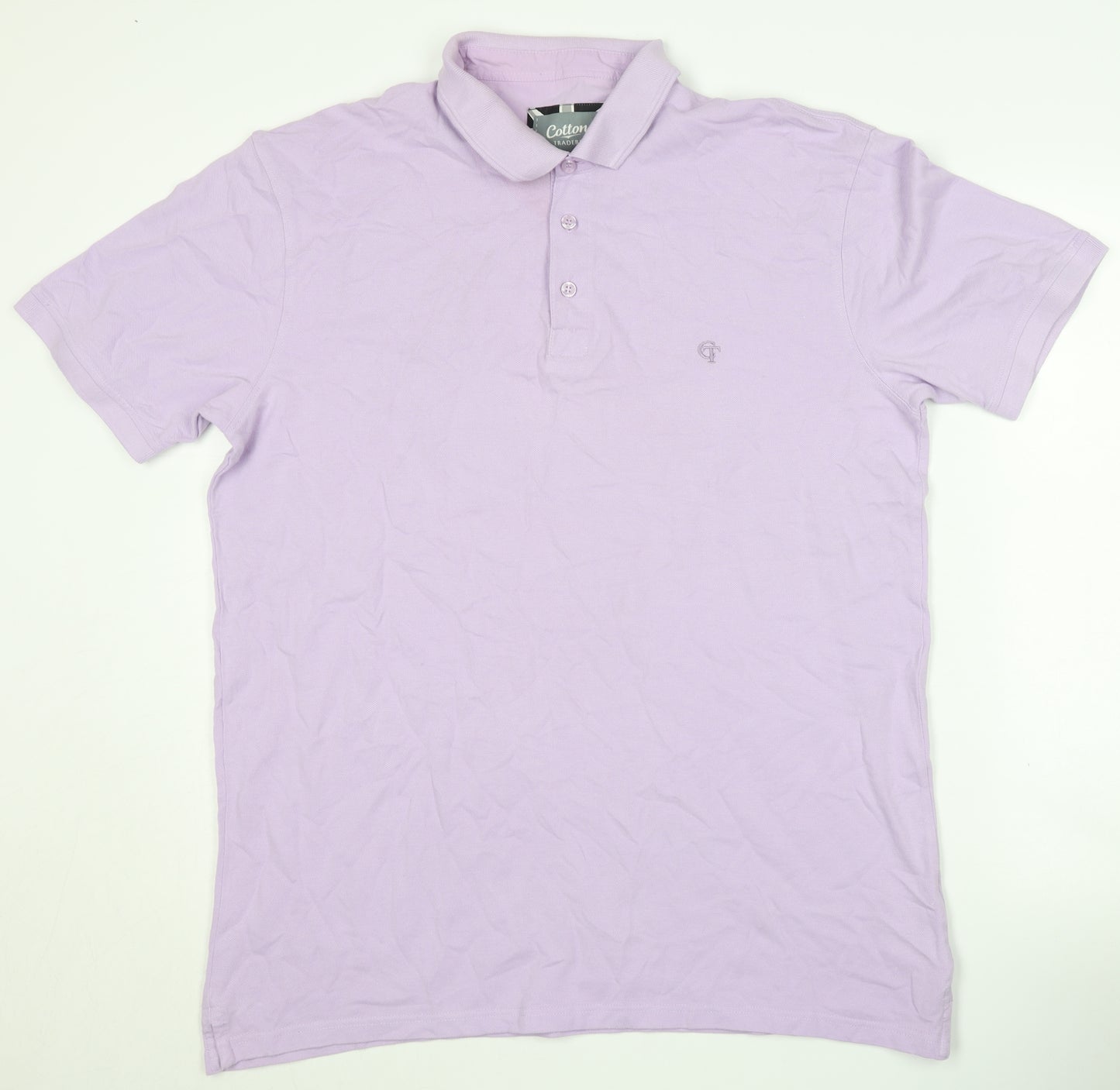 Cotton Traders Men's Purple XL Polo Shirt