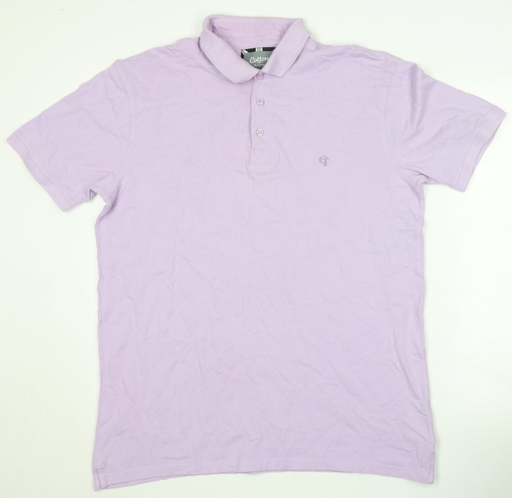 Cotton Traders Men's Purple XL Polo Shirt