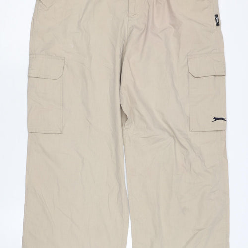 Slazenger Men's Beige Cargo Trousers S