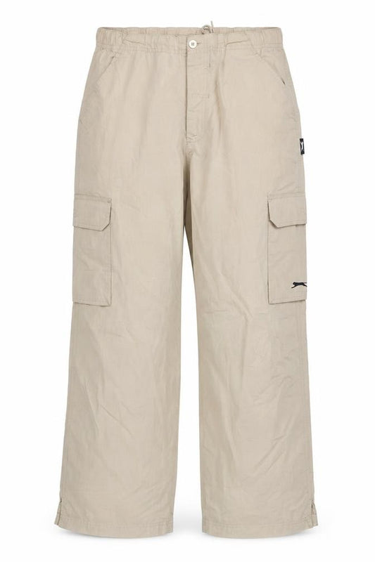 Front view of Slazenger Men's Beige Cargo Trousers S