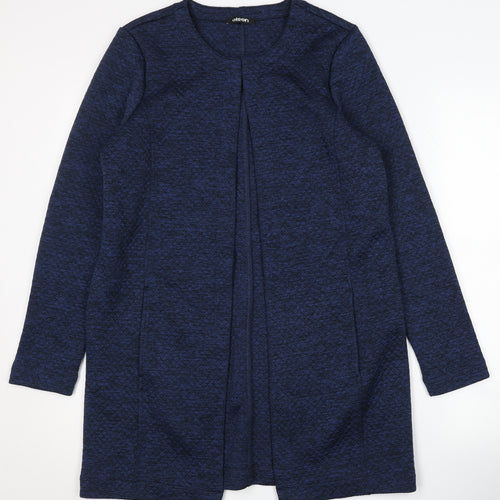 Olsen Women's Blue Cardigan, Size 12, Round Neck