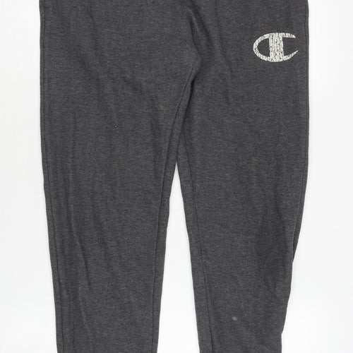 Champion Grey Men's Medium Jogger Trousers, Athleisure