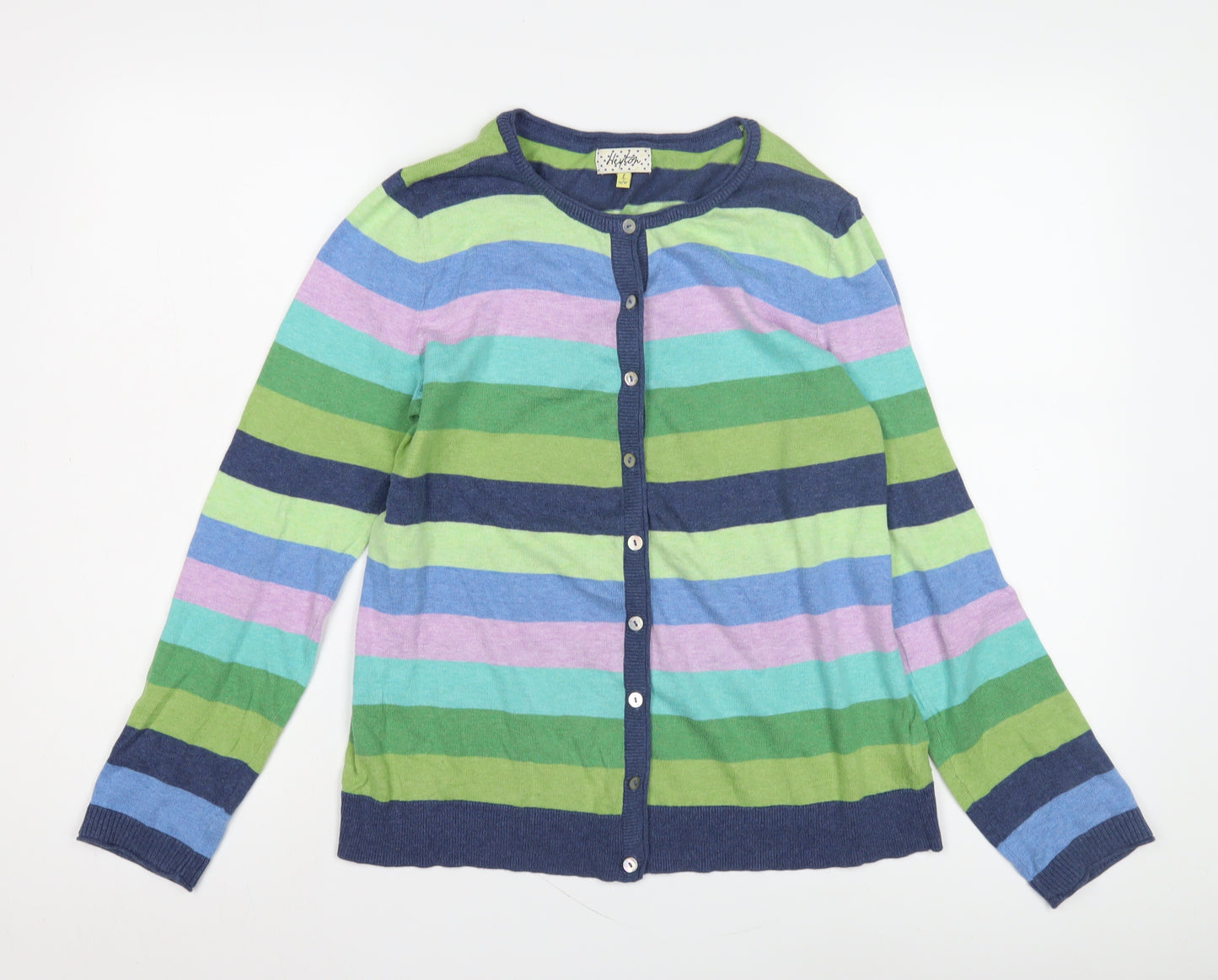Heyton Women's Multicoloured Striped Cardigan L