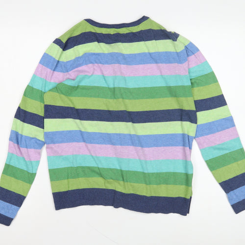 Heyton Women's Multicoloured Striped Cardigan L