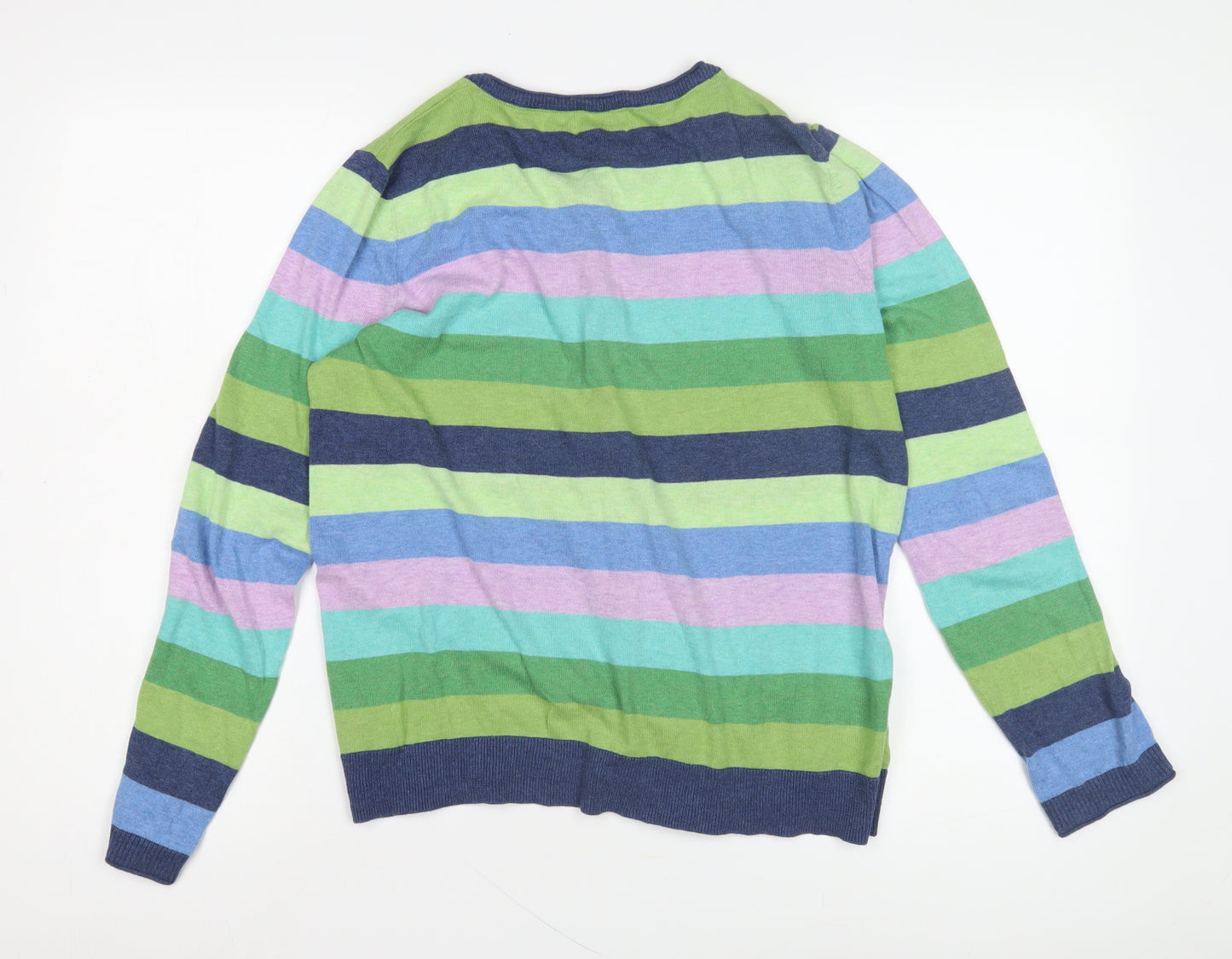 Heyton Women's Multicoloured Striped Cardigan L