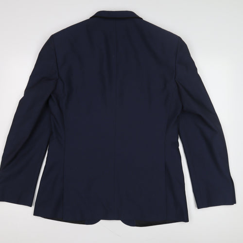 Burton Menswear London Men's Blue 40R Slim Fit Jacket