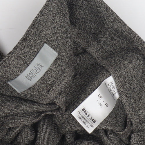 Marks and Spencer Women's Grey Trousers