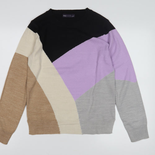 Marks and Spencer Women's Geometric Pullover Jumper