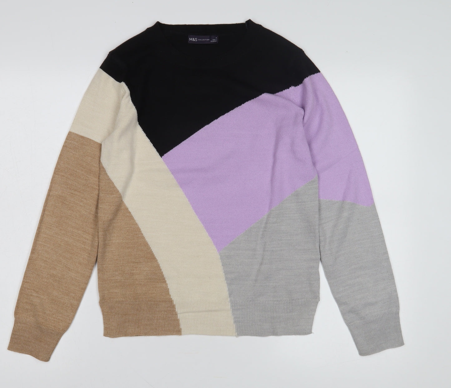 Marks and Spencer Women's Geometric Pullover Jumper