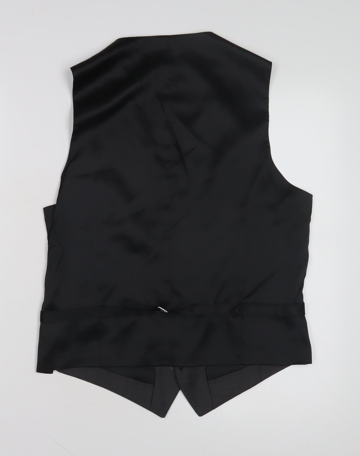 Marks & Spencer Men's Grey Wool Waistcoat, Size Small 36-38"