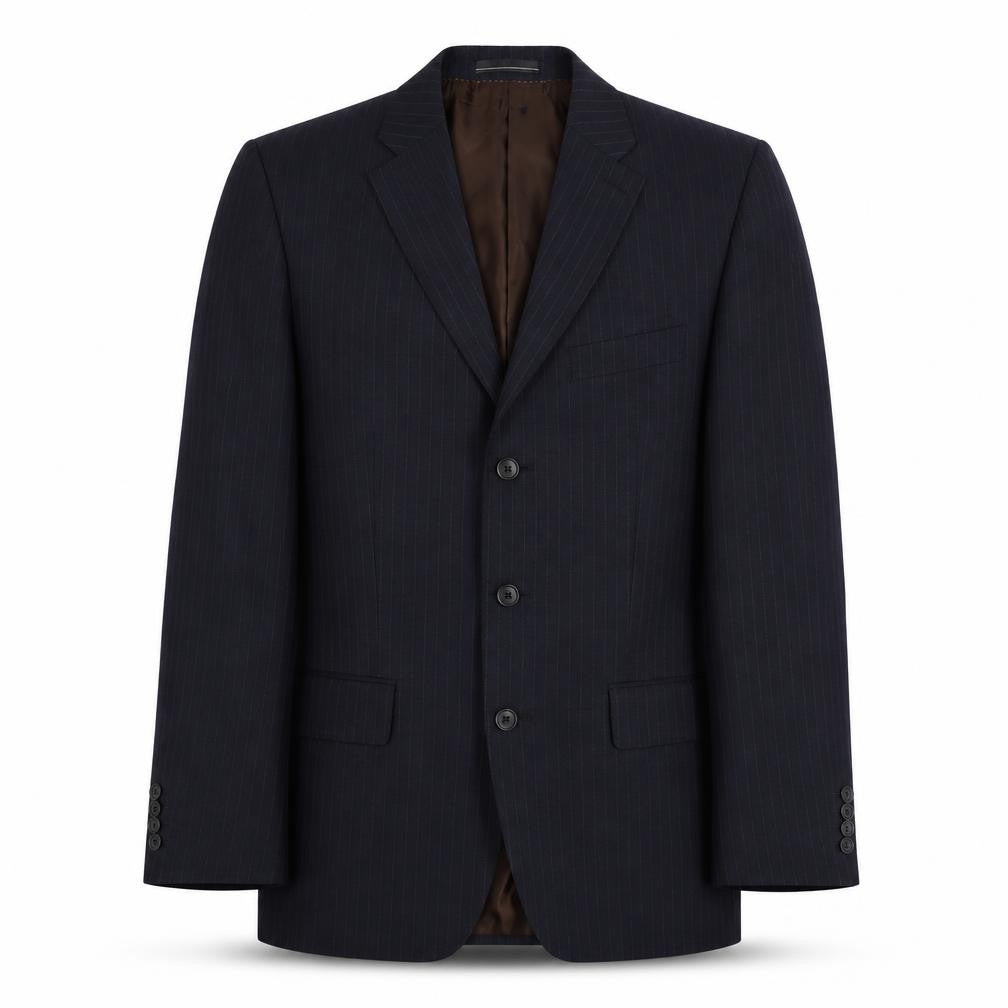 Front view of Greenwoods Elite Black 38R Suit Jacket for Men
