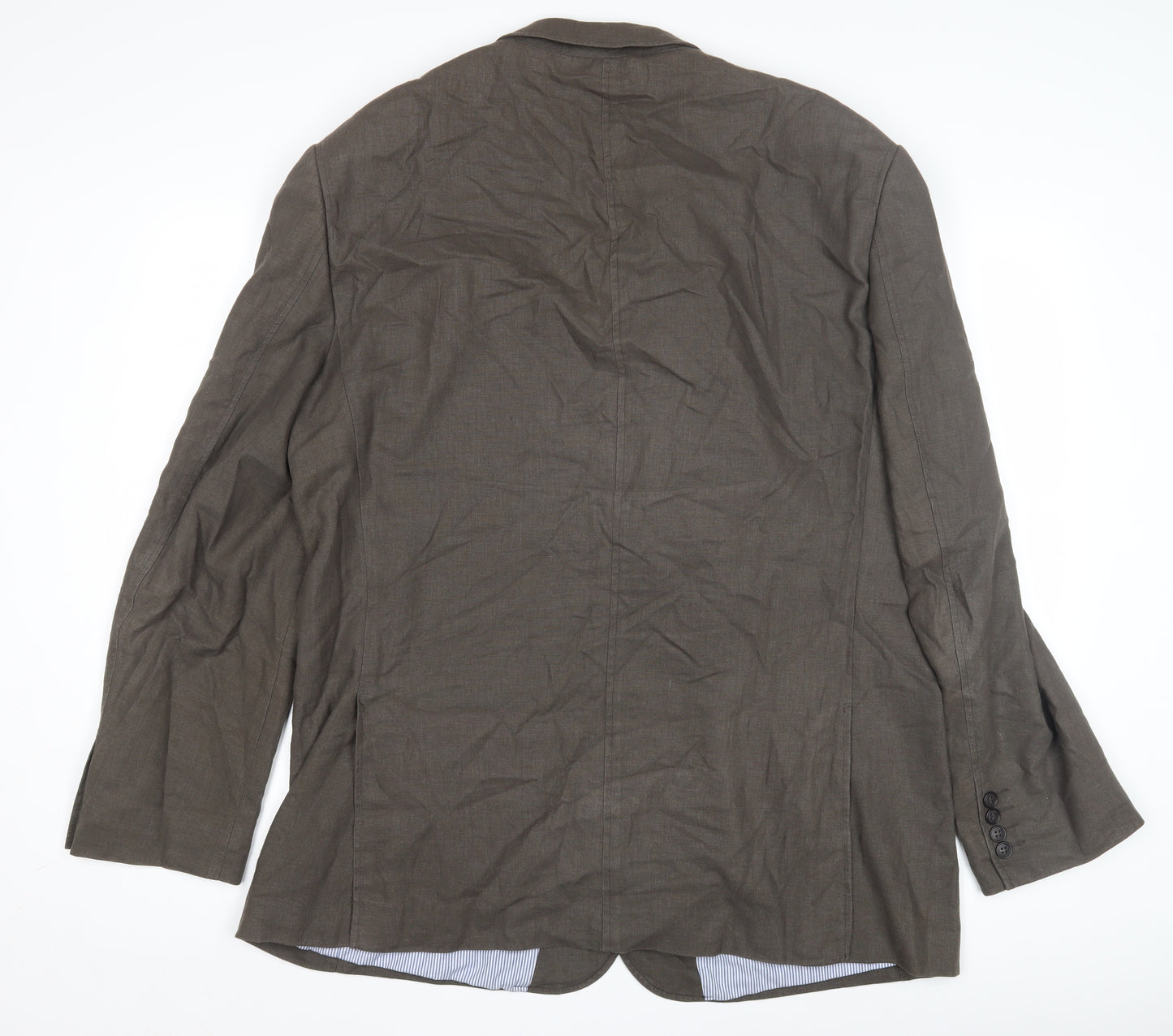 Impressions Men's Brown Blazer Size M Regular Fit