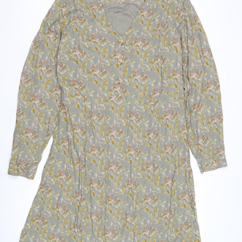 Indi & Cold Women's Floral Viscose Shift Dress XL