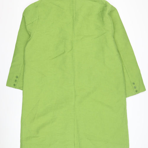 Masai Women's Green Long Overcoat - XL, Cotton