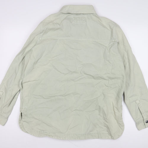 Marks and Spencer Women's Green Cotton Jacket, Size 12